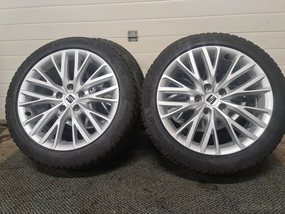 SEAT 5X112 R17 +ZIMNE PNEU 225/45 R17