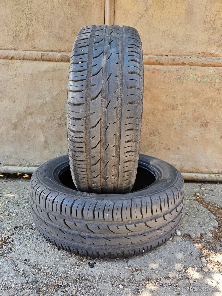 Predám 2-letné pneumatiky Continental Premium 185/55 R15