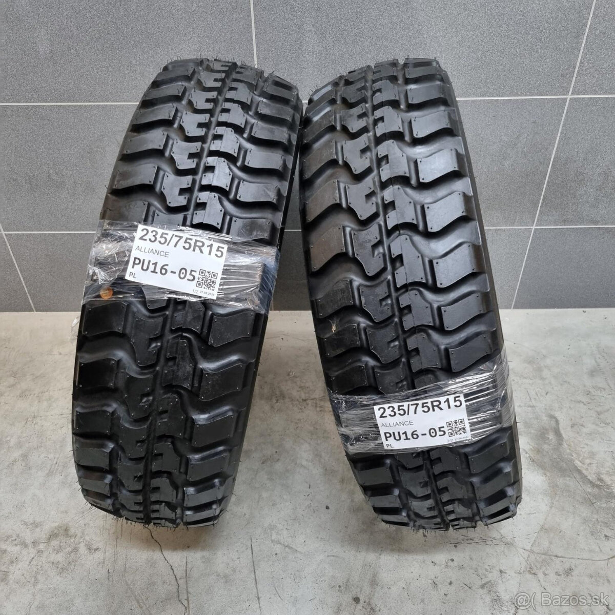 Letné pneumatiky 235/75 R15 ALLIANCE