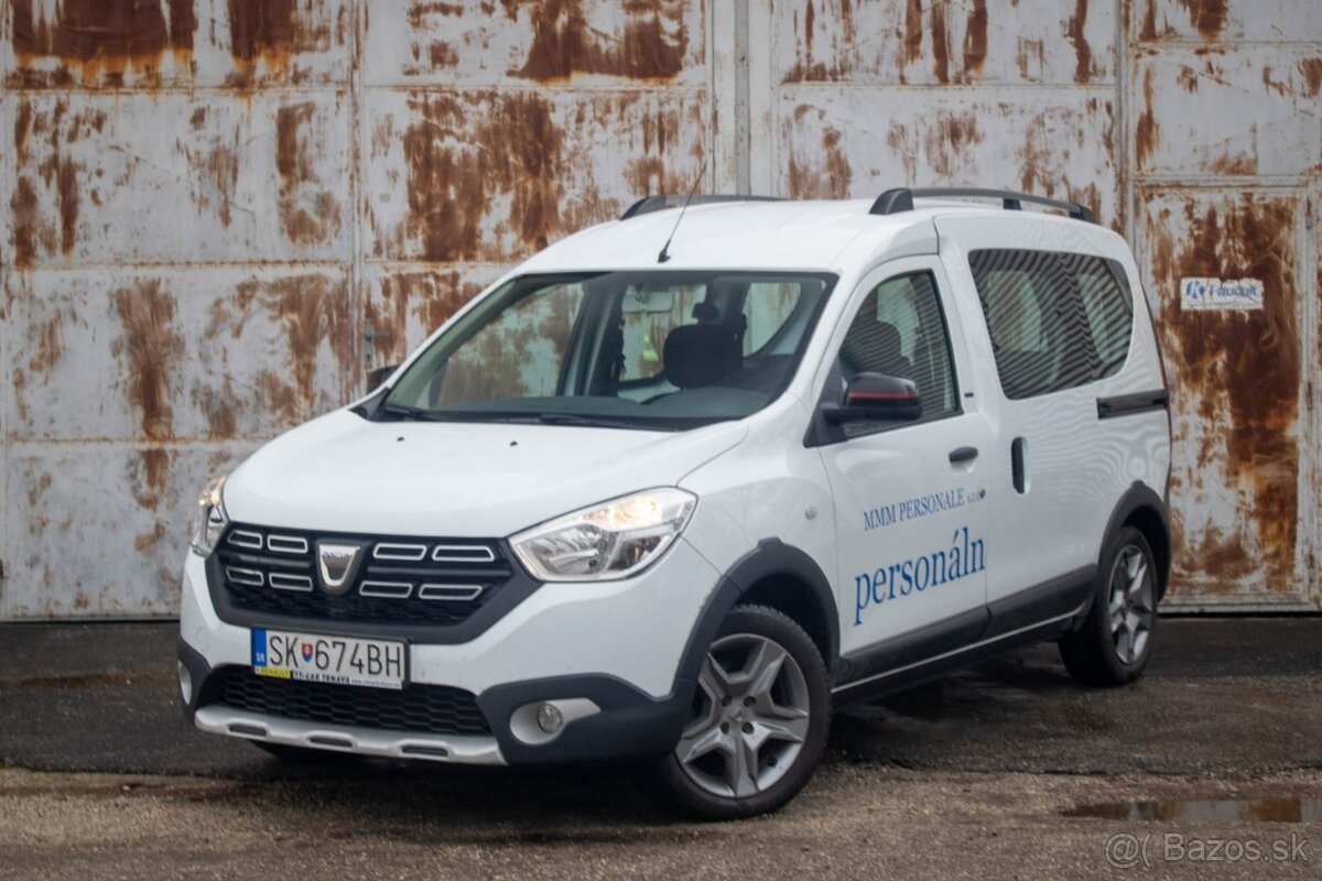 DACIA DOKKER 1.5 Blue dCi 95 STEPWAY 2019 Možný Odpočet DPH