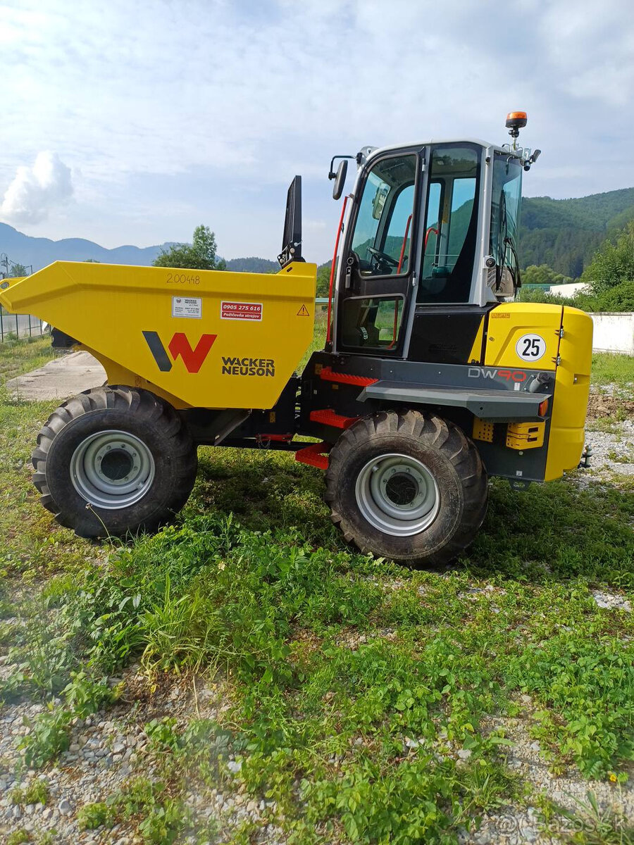 Kolesový dumper sklápač Wacker Neuson DW90