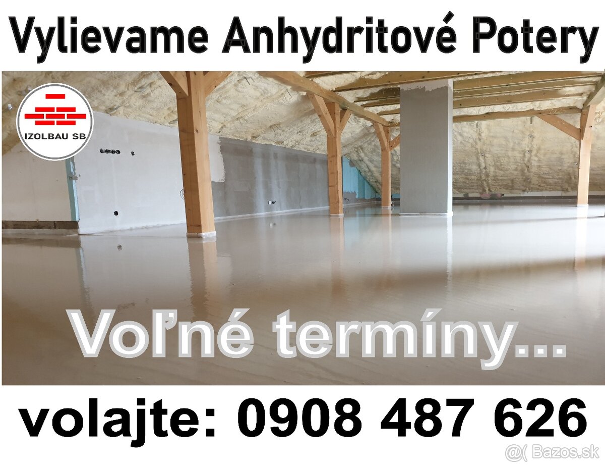 REALIZUJEME ANHYDRITOVÉ POTERY... IZOLBAU SB, s.r.o. 6