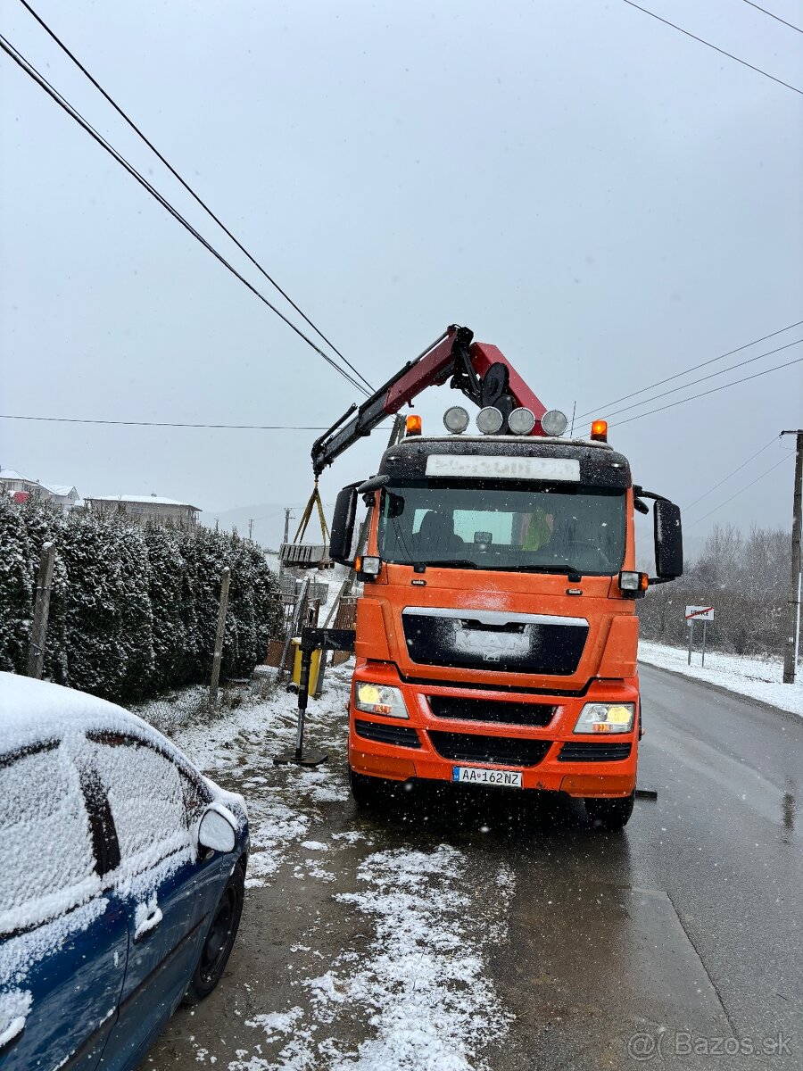 Ponúkame autodopravu, vyklapač + hydraulická ruka