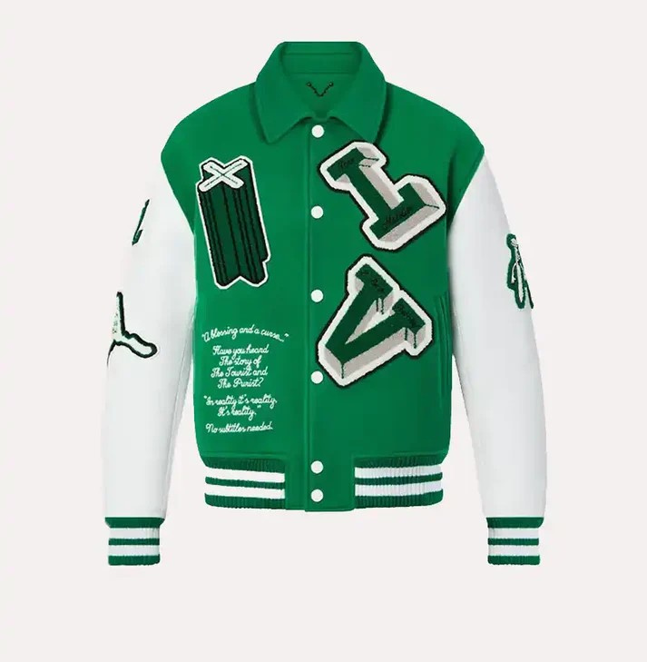 Louis Vuitton Green University Jacket