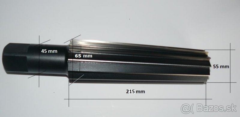 Výstružník kužel. M6/3 s válc.st.pro Morse kužele (NOVÝ)