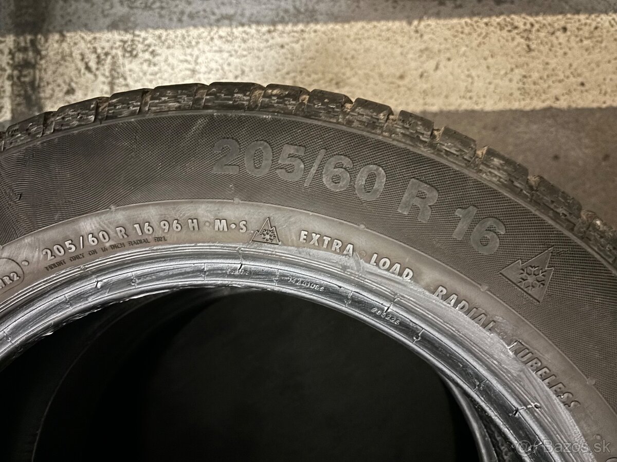 Continental ContiWinterContact 205/60 R16 - ZIMNÉ