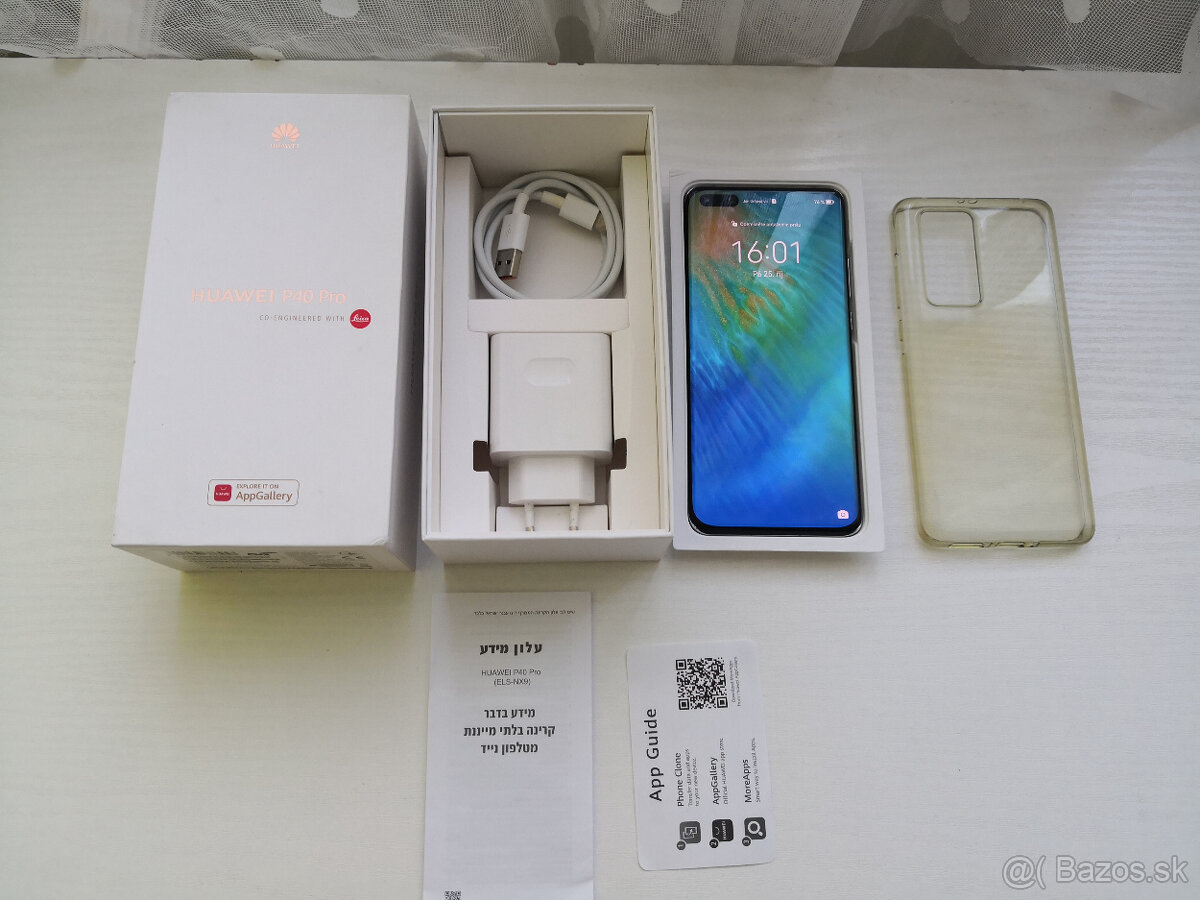 Huawei P40 Pro 5G 8/256 GB Silver Frost Dual Sim