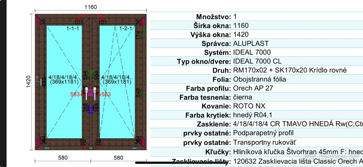 Plastové okno Aluplast ID7000