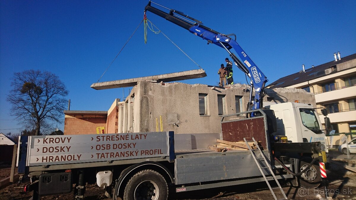 Ponúkam lacnú dopravu s hydraulickou rukou - SK, AT, HU,CZ