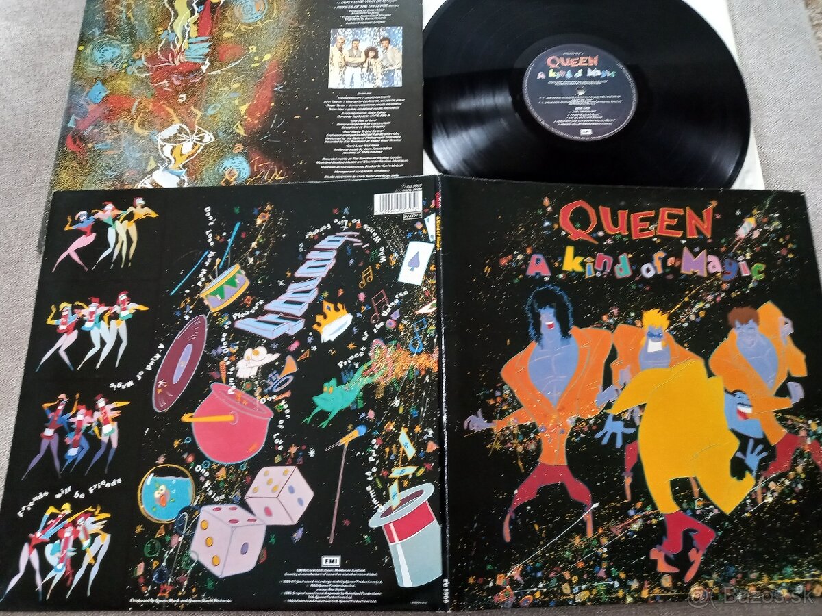 QUEEN  „A  Kind of Magic„  /EMI 1986/rozkl. obal+orig vnut o