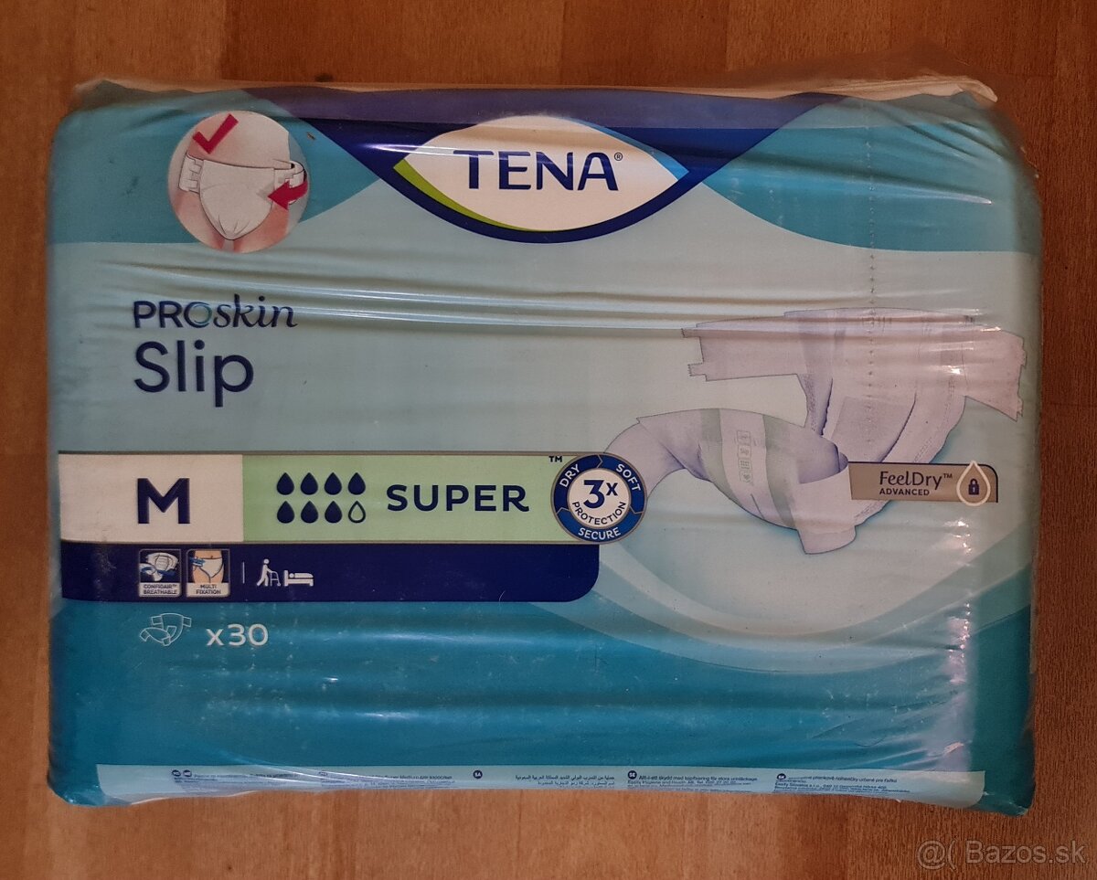 TENA Slip Super M plienkové nohavičky 30ks