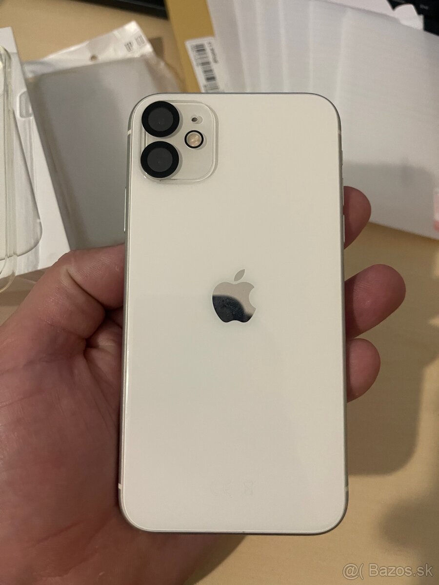 Iphone 11 White 128 GB nová batéria. 100% stav.