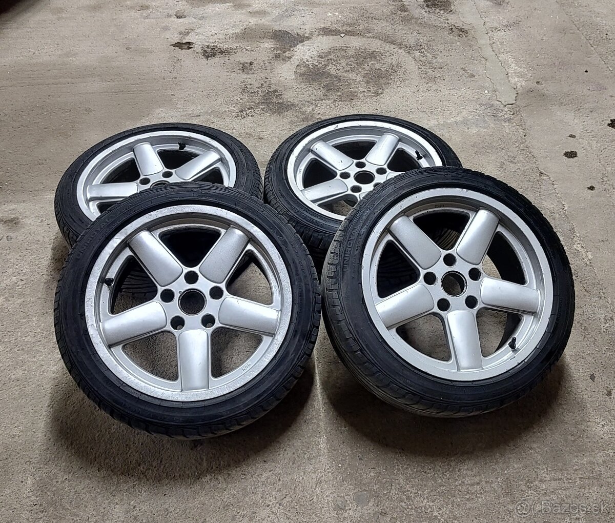 RH MBN 5x120 r17 + 215/45 letné pneu