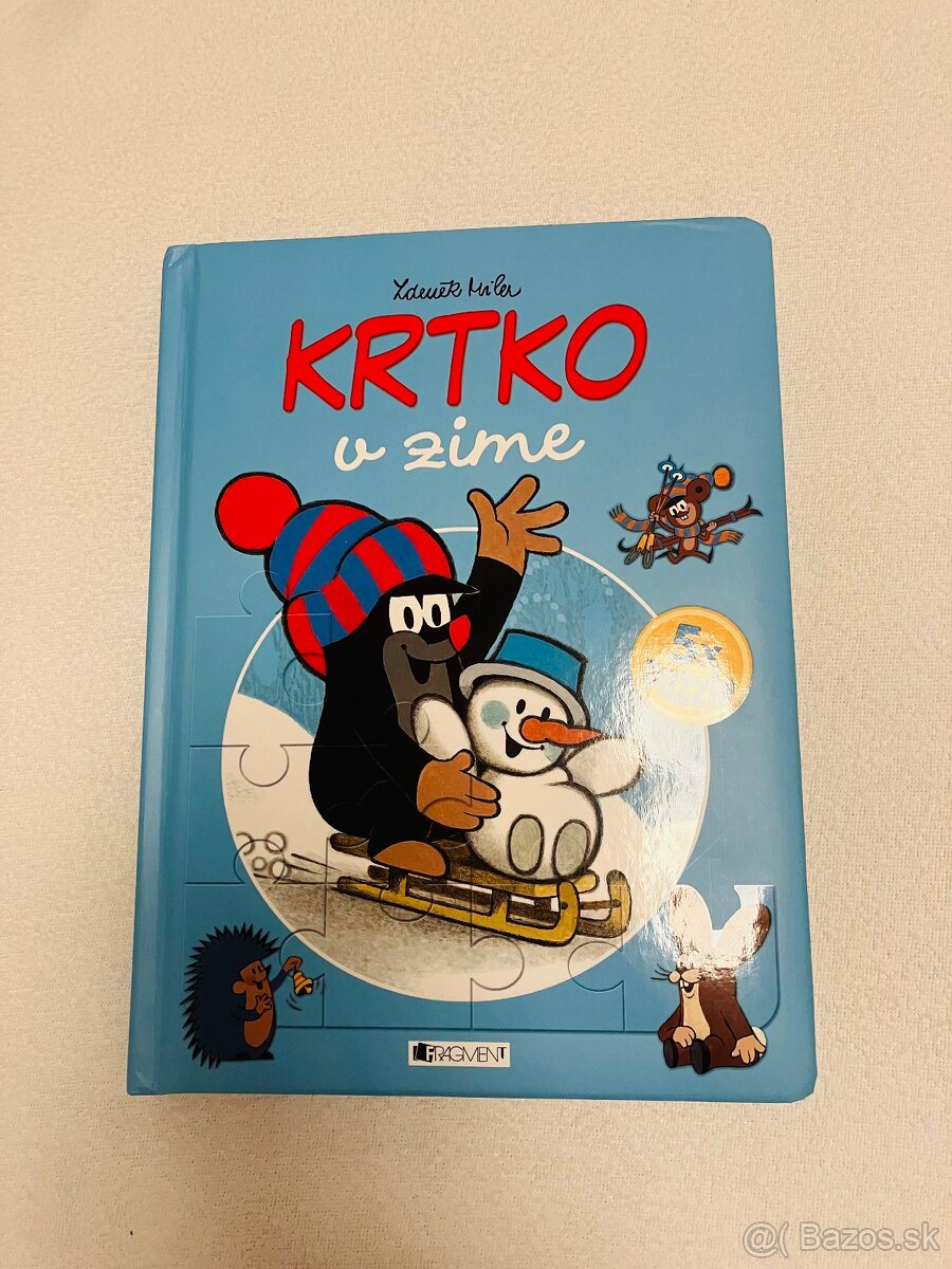 Puzzle kniha Krtko v zime