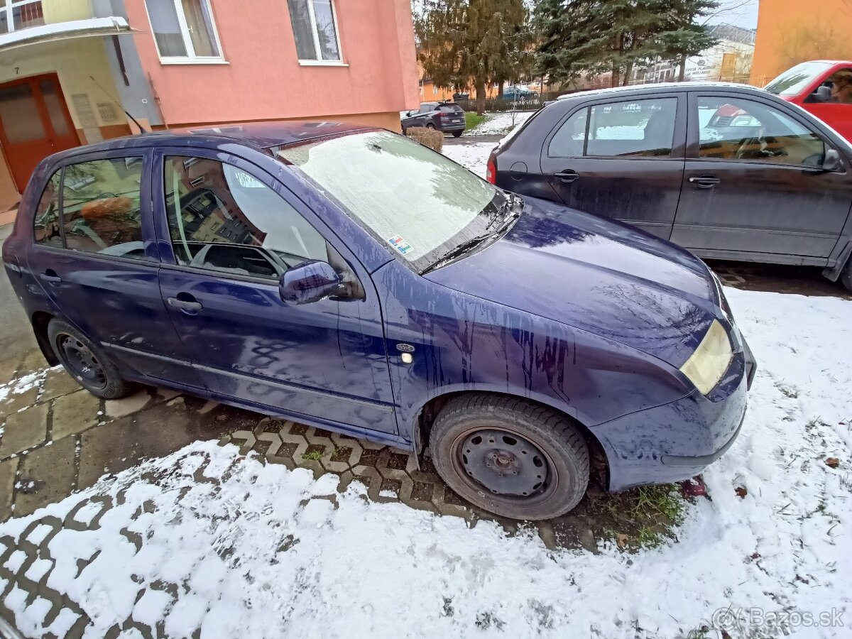 Skoda Fabia 1.4 MPI, benzín, 2000