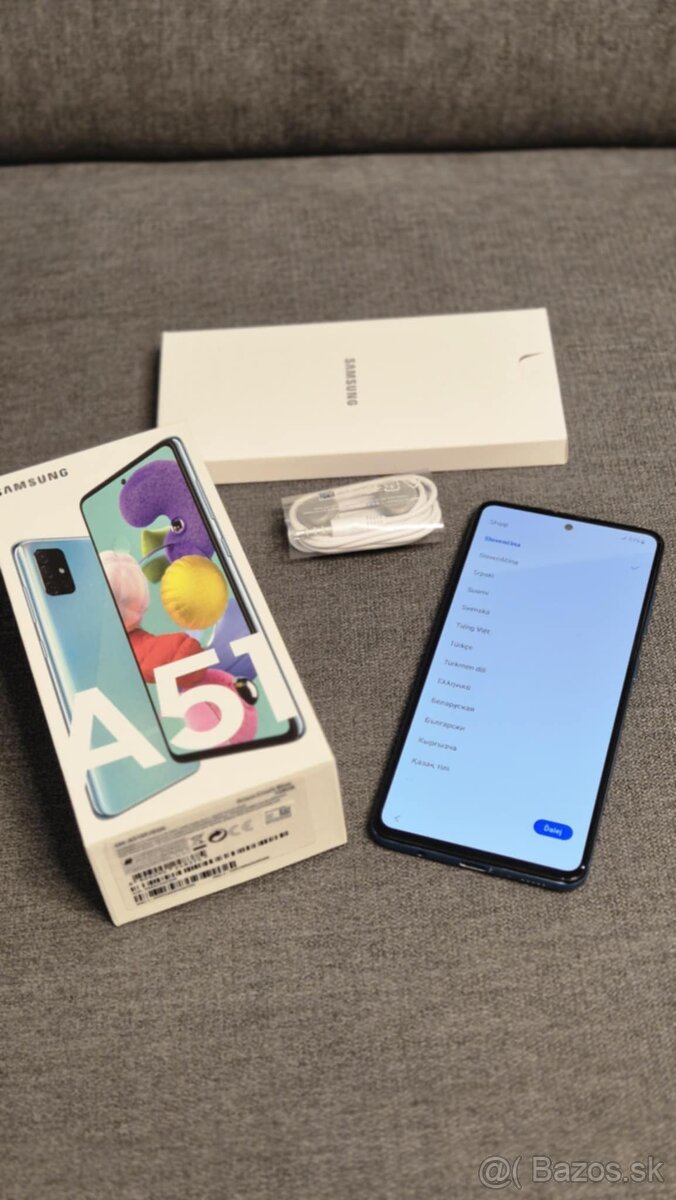 SAMSUNG GALAXY A51 128GB PRISM BLUE - KOMPLET V KRABICI TOP