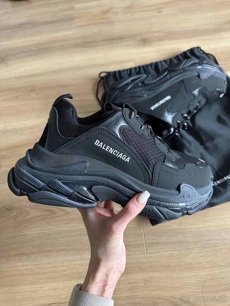 Balenciaga panske cierne tenisky 42