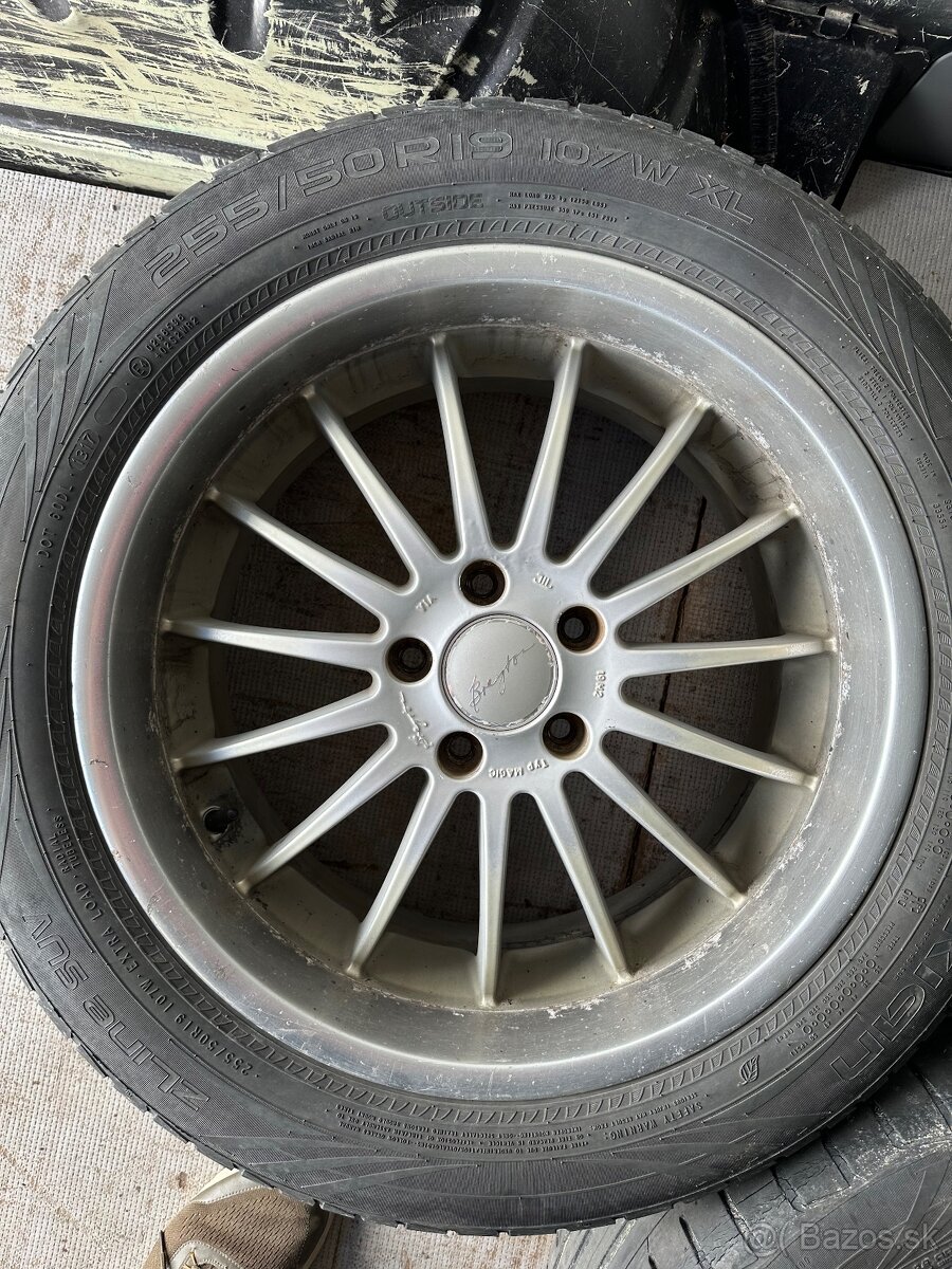 Sada kolies ALU, 5x120 R19, Volkswagen Transporter T5