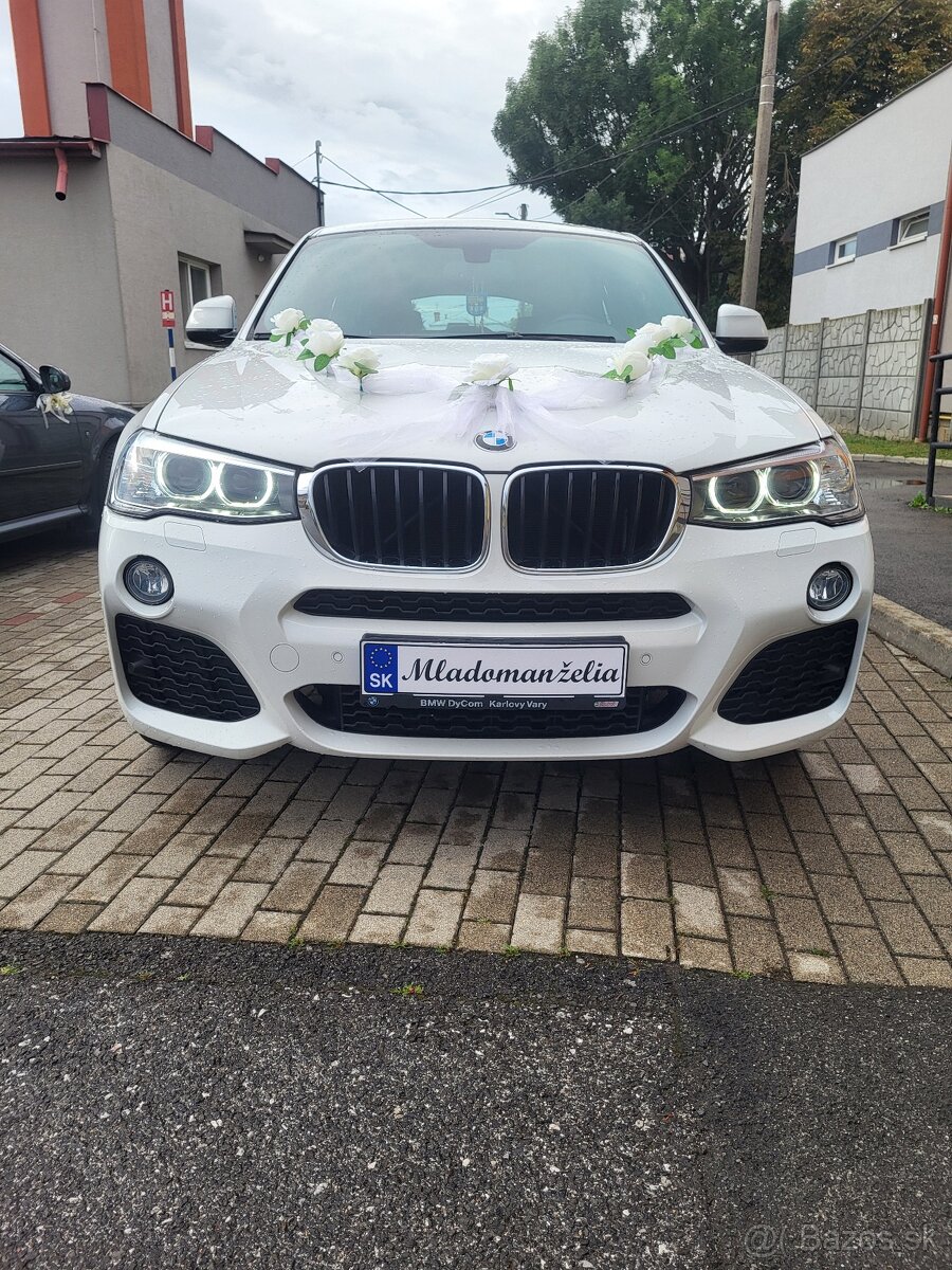 Svadobné auto so šoférom BMW X4