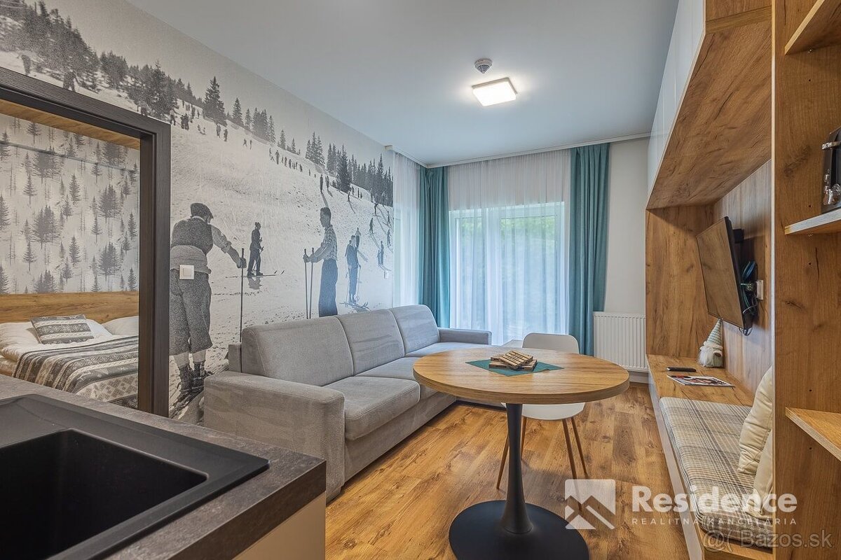 LUXUSNÝ JEDNOSPÁLŇOVÝ HORSKÝ APARTMÁN V JASNEJ