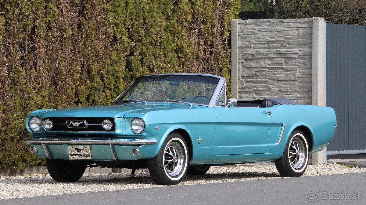 1965 FORD MUSTANG CABRIO V8 4-SPEED MANUAL