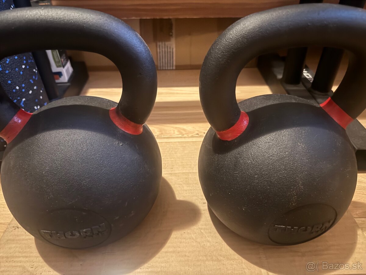 Predám Kettlebell 32kg a záťažovú vestu 1-30kg