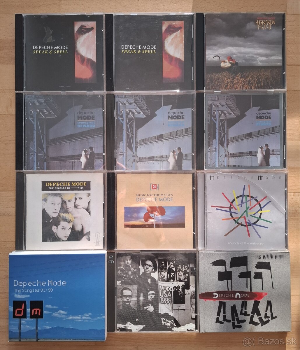 Depeche Mode cds na predaj.