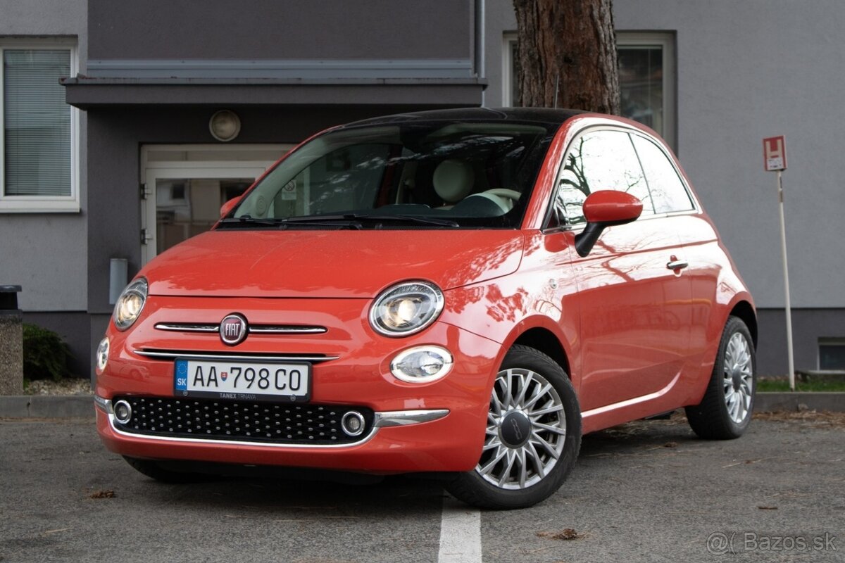 Fiat 500 1.2 51kW, 5-st. automat ,2016