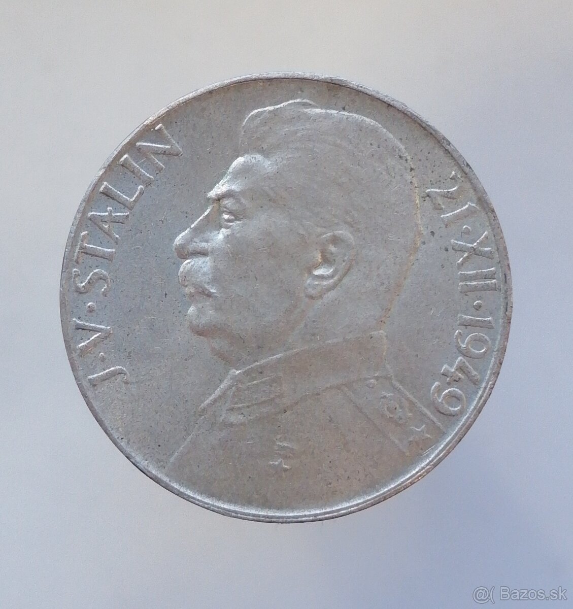 50 Kčs 1949, 70. výročie narodenia J. V. Stalin