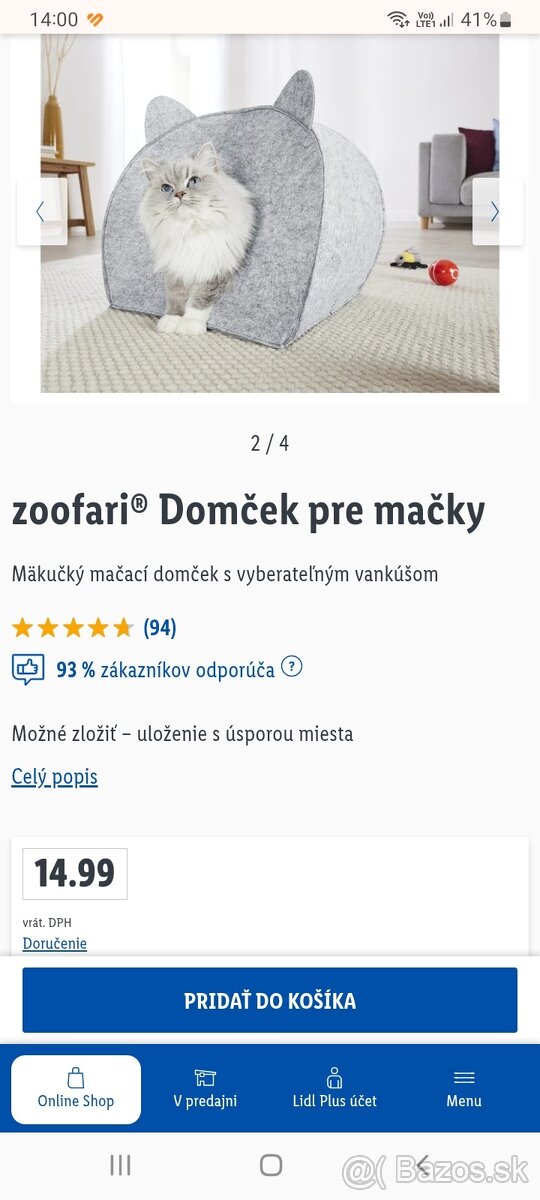 Domček pre mačičku