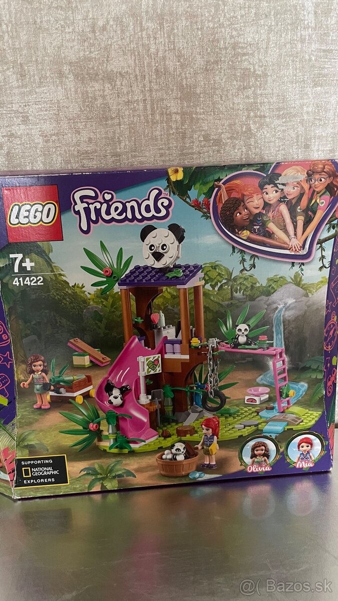 Lego friends Pandí domcek na strome v džungli 41422