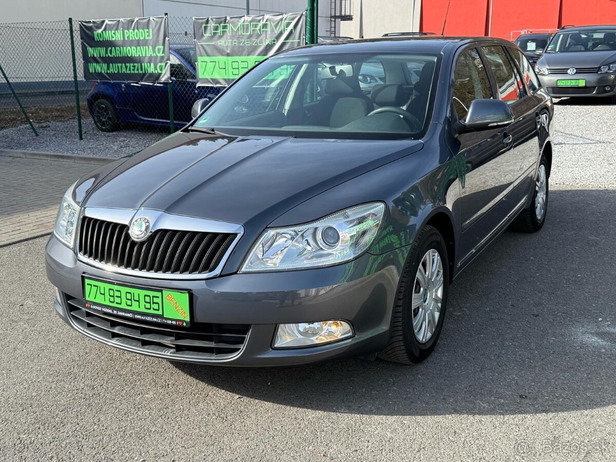 ► ŠKODA OCTAVIA 1,6 MPI - 75 kW, PARK. SENZORY, TOP KM ◄