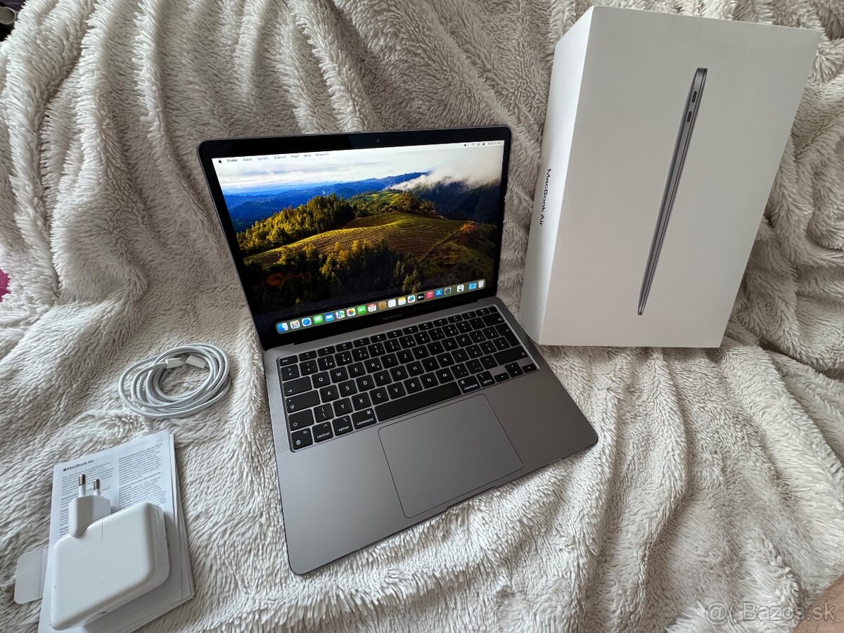 Apple Macbook air M1 8/256gb- Super stav 88% batéria