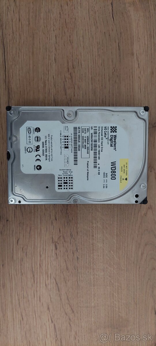 Hard Disk Western Digital WD800 80GB