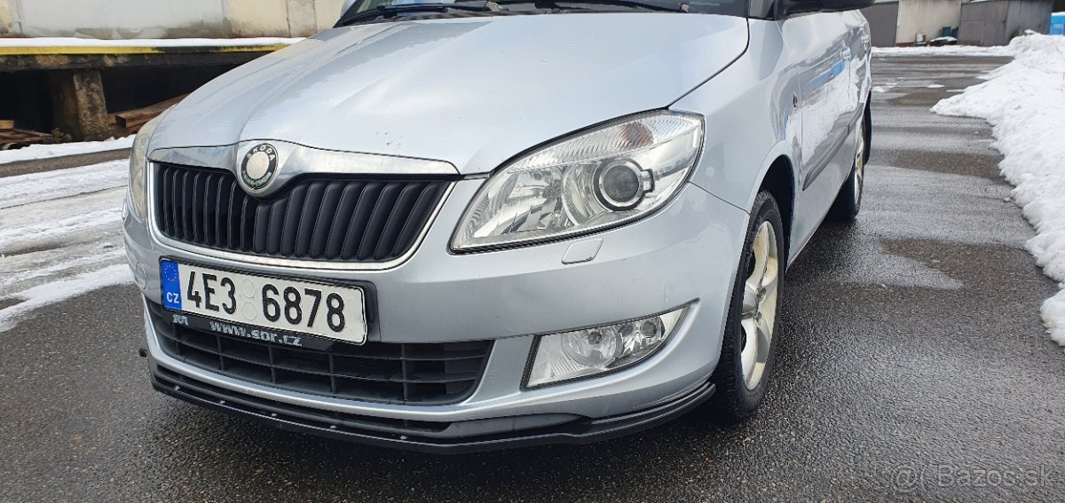 Podspoiler skoda Fabia 2 facelift