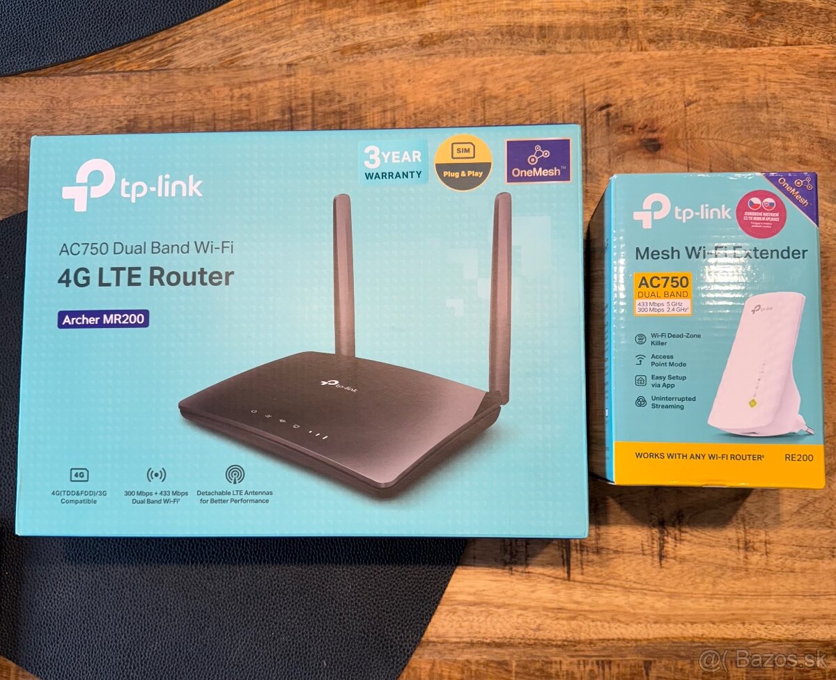 4G LTE wifi router tp link + wifi extender