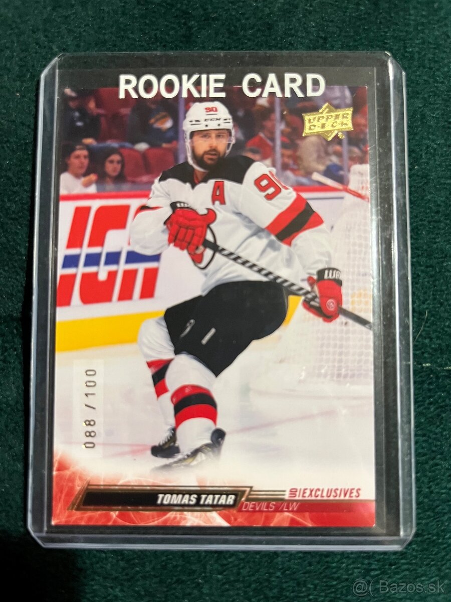 hokejova karticka tomas tatar exclusive 88/100