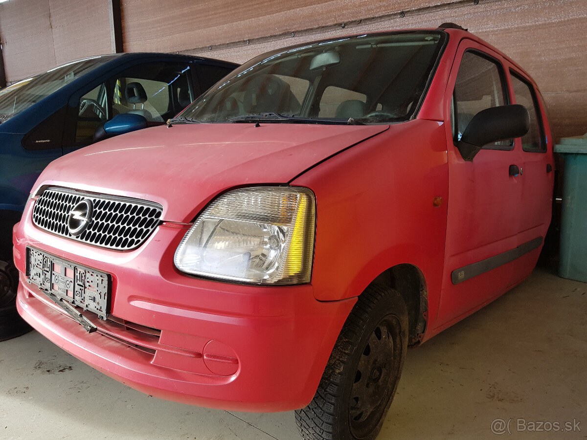 OPEL AGILA 1,2B  55KW  RV.2002