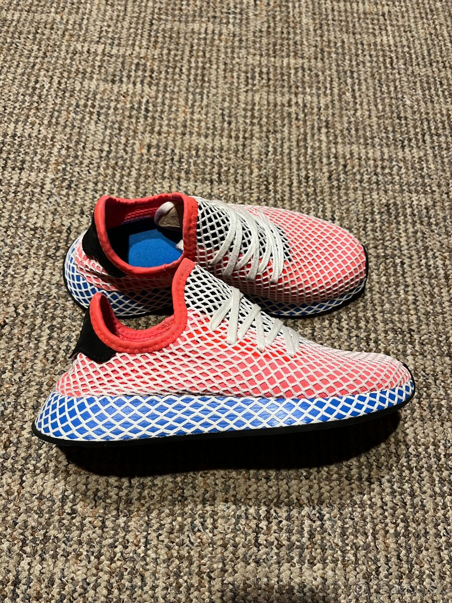 Adidas Deerupt, velikost 37 1/3 červenomodré