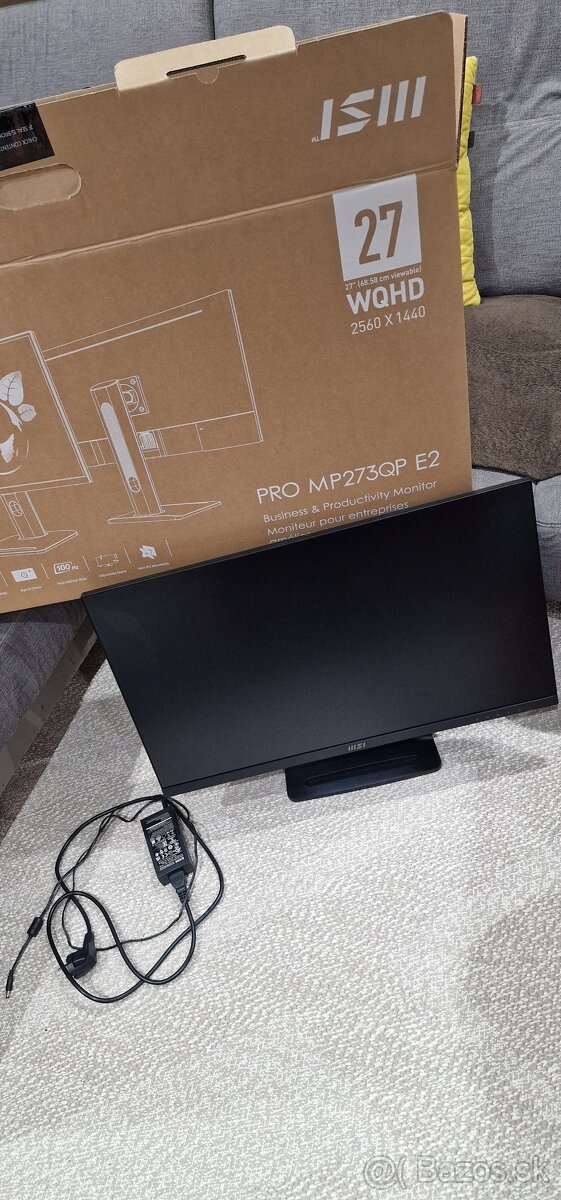 Herny monitor 27" MSI PRO MP273QP E2