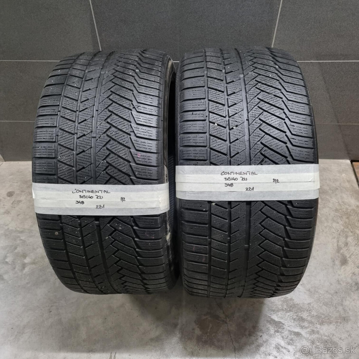 Zimné pneumatiky 315/40 R21 CONTINENTAL DOT3418