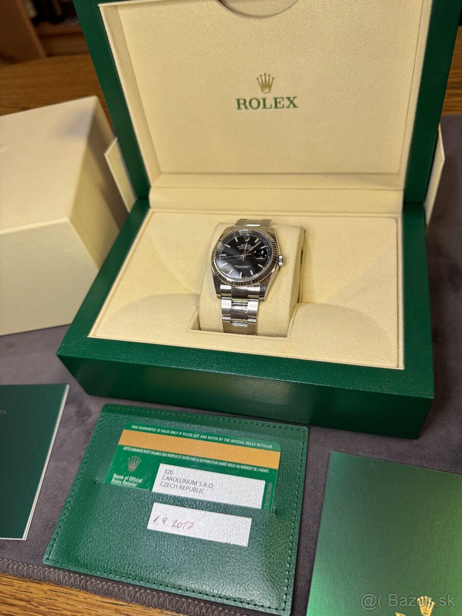 rolex datejust 36mm-predane