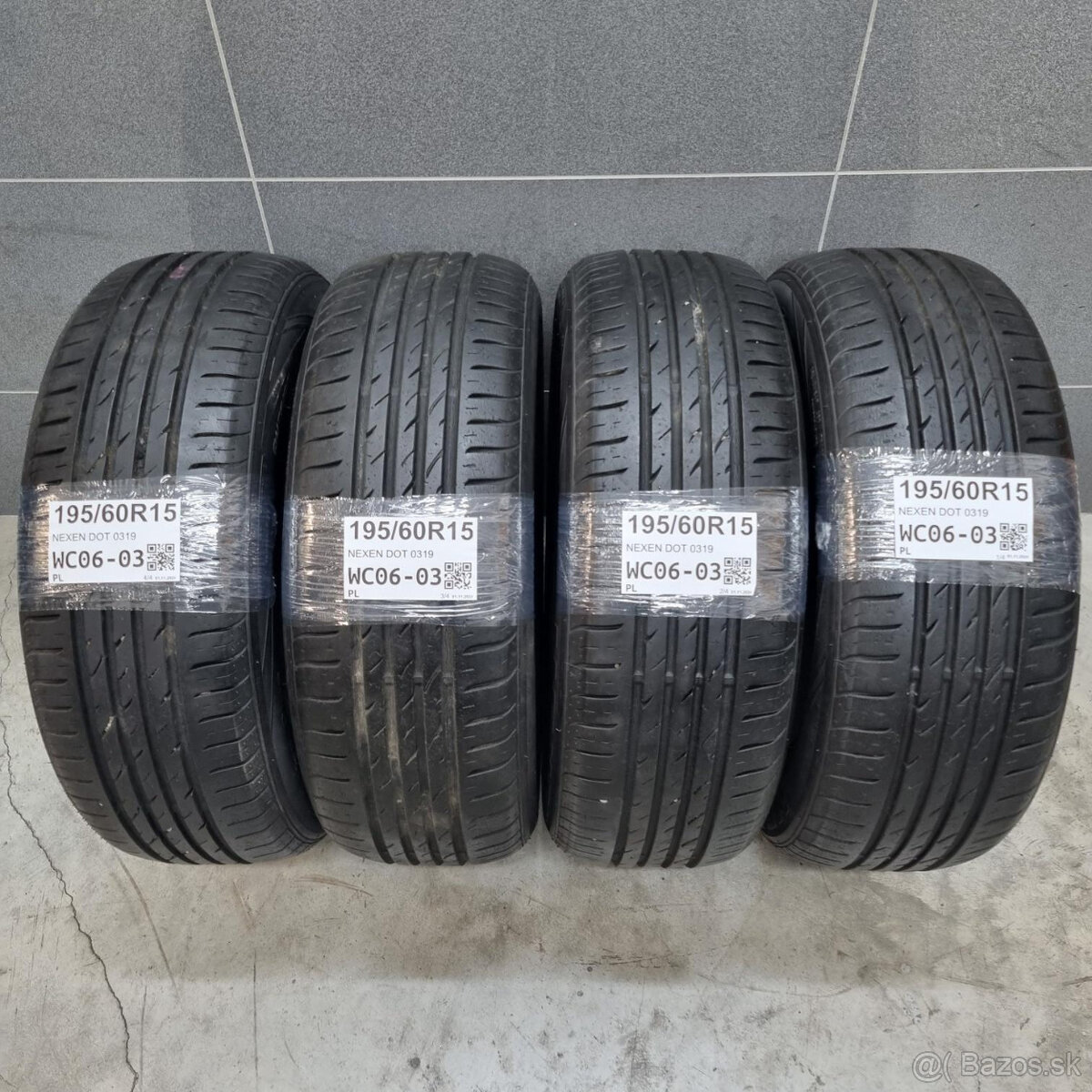 Letné pneumatiky 195/60 R15 NEXEN DOT0319