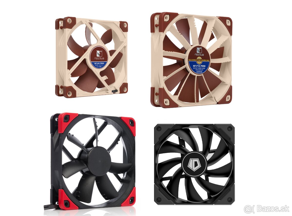 Ventilátory do PC Noctua + príslušenstvo