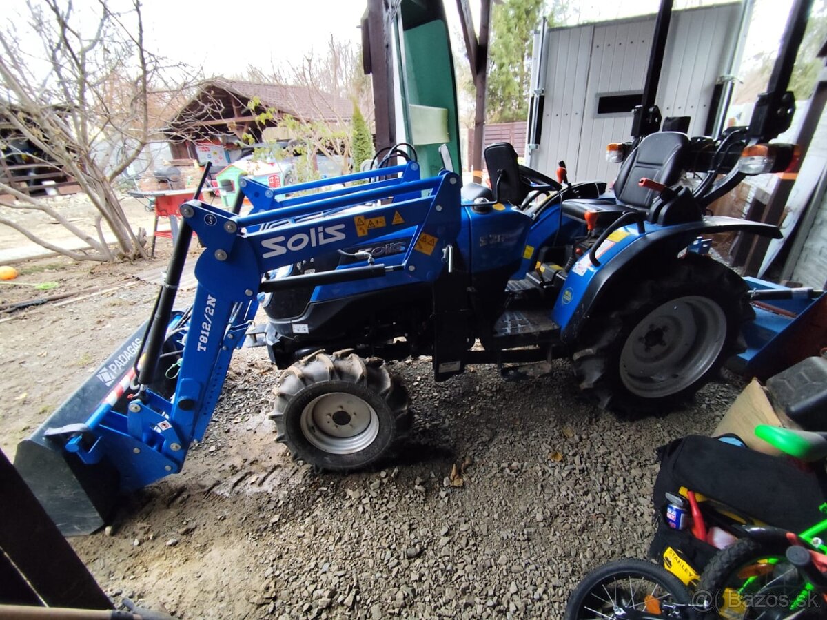 Malotraktor SOLIS 26 6+2 v záruke, len 38mth