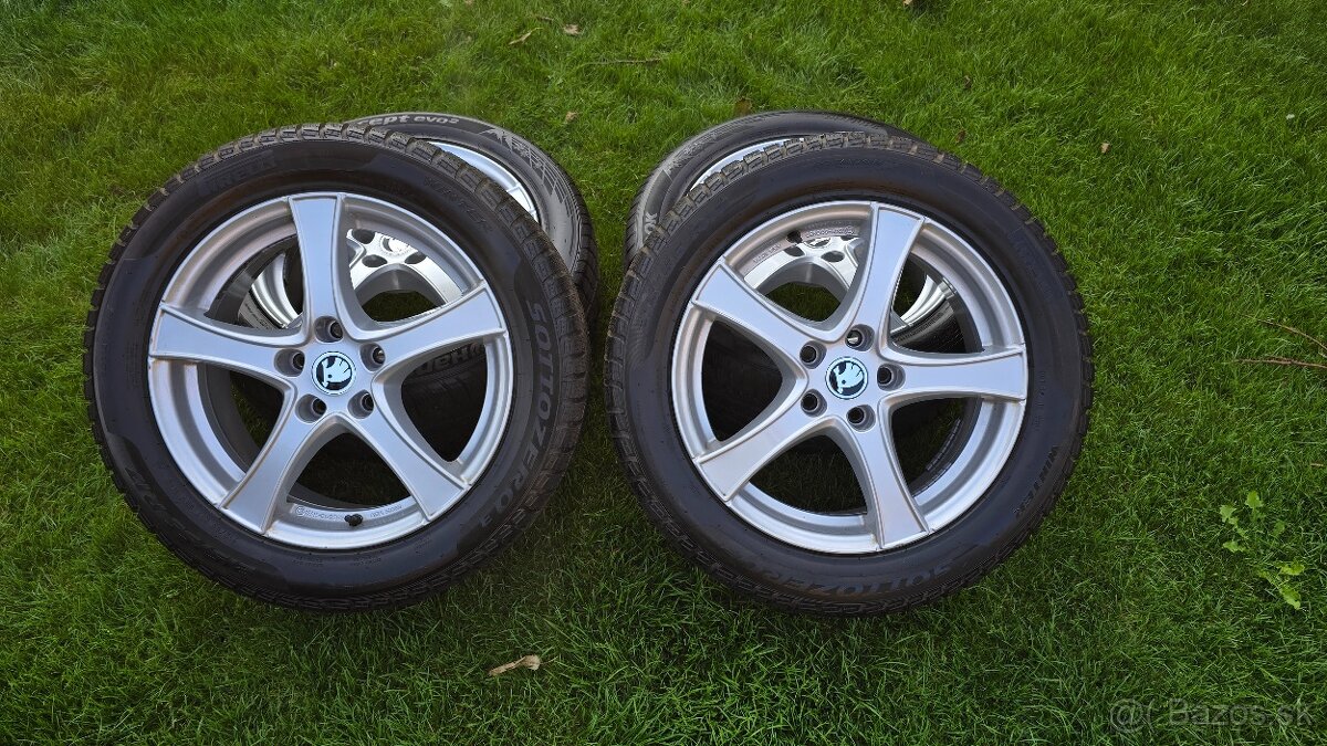 5x112 r17 et41 ALU zimné gumy 215/55 r17