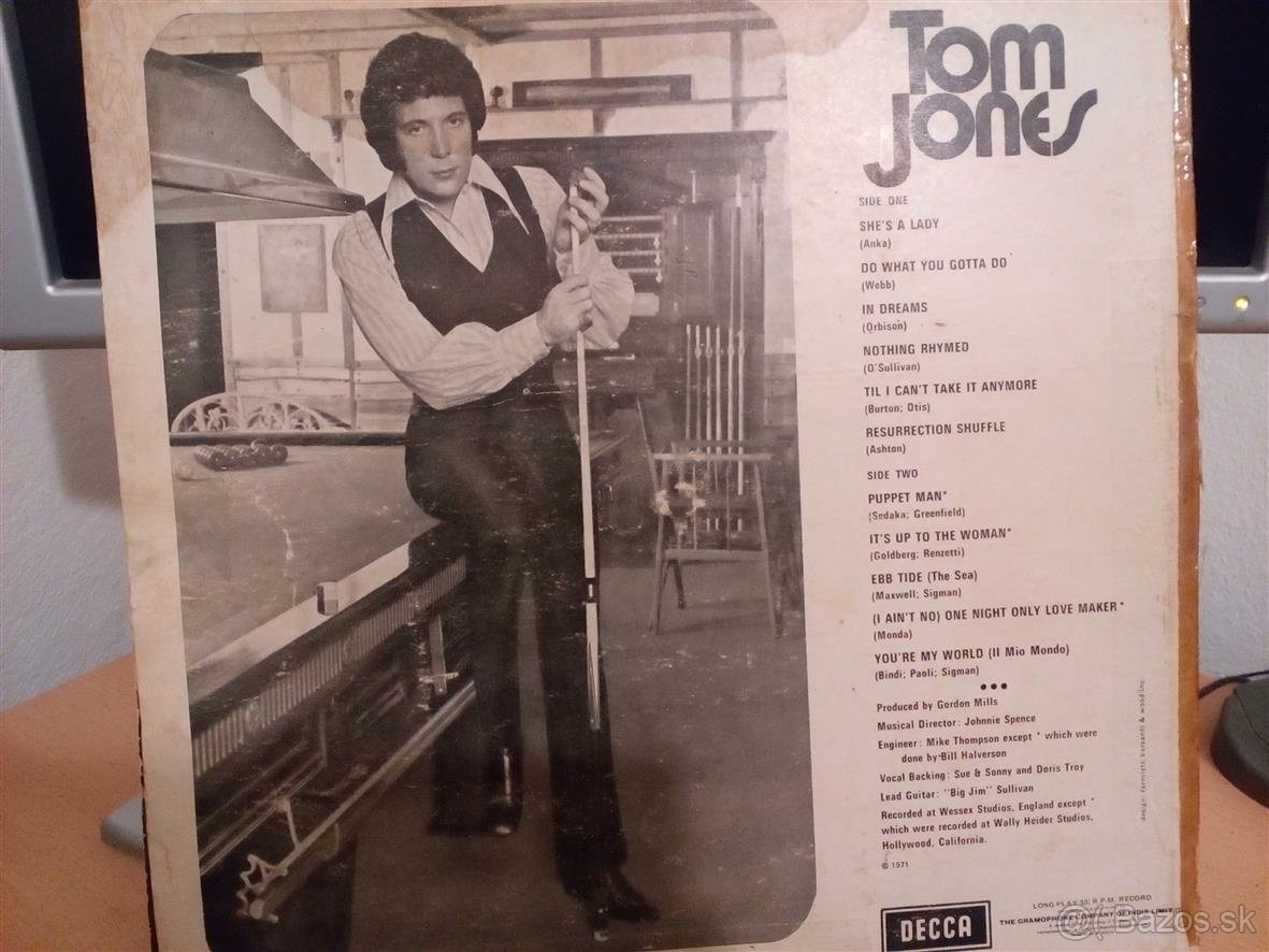 Platňa Tom Jones