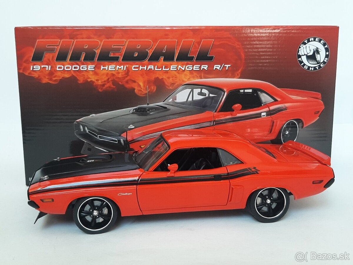 1:18 - Dodge Challenger R/T Fireball (1971) - ACME - 1:18