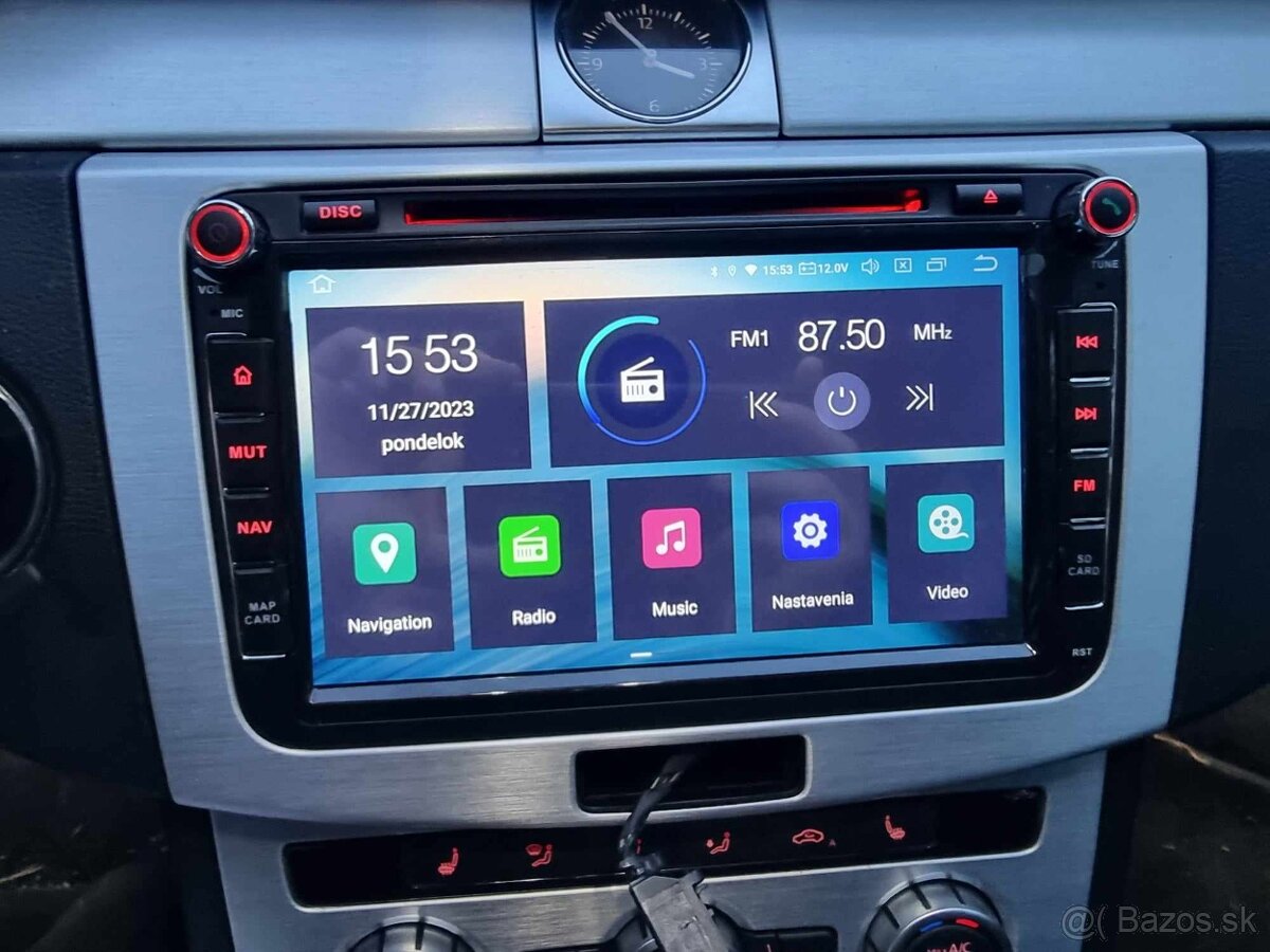 8" android autorádio.(VW/Seat/Skoda) android auto/carplay