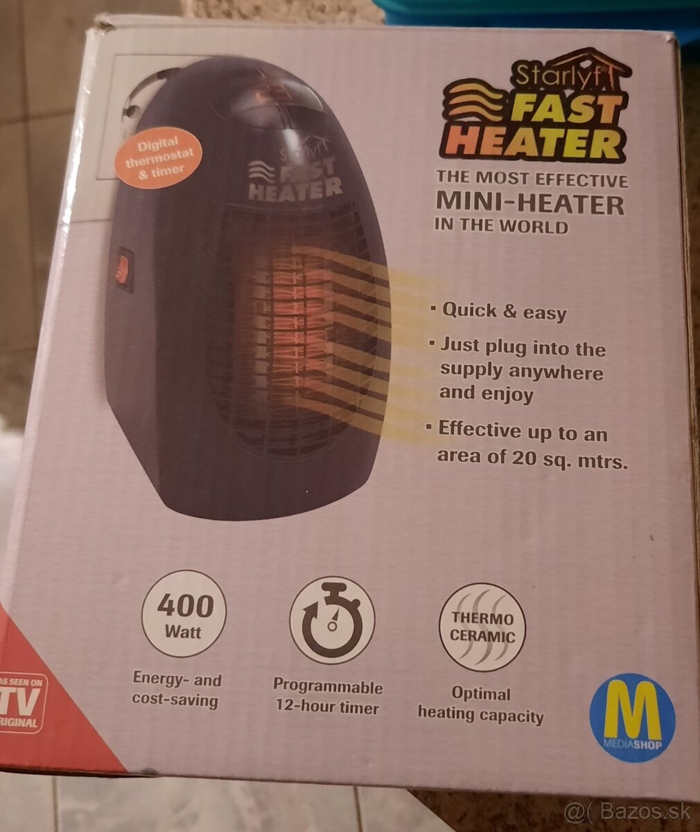 Predám mini FAST HEATER ohrievač so silným výkonom